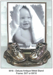 We can bronze your childs baby shoes